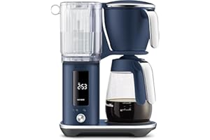 Breville Luxe Drip Coffee Machine BDC415DBL, Damson Blue, Glass Carafe