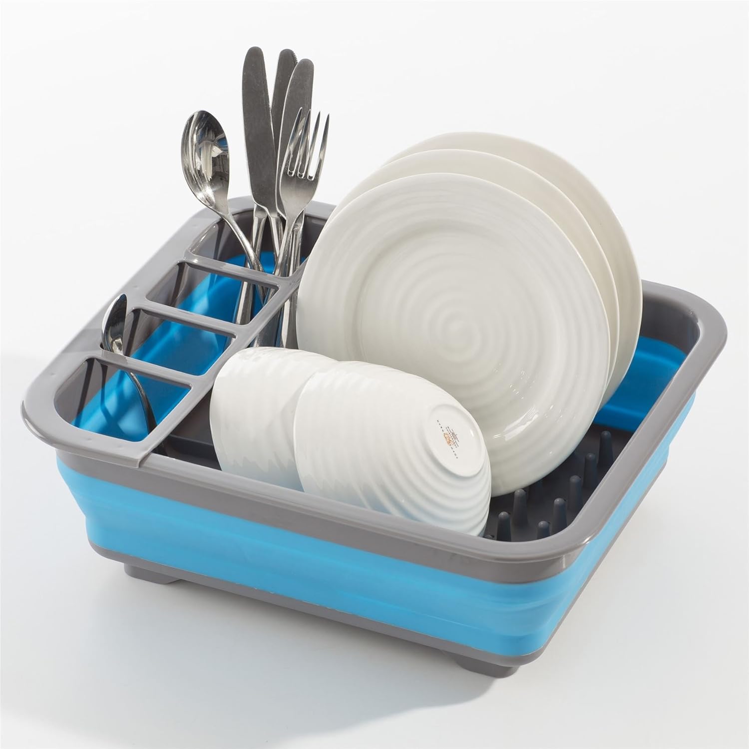 Sohler Collapsible Folding Dish Drainer Large Foldable Dish Draining