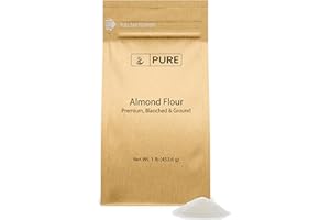 Pure Original Ingredients Almond Flour (1 lb) Blanched Almonds, Extra Fine, Grown in California
