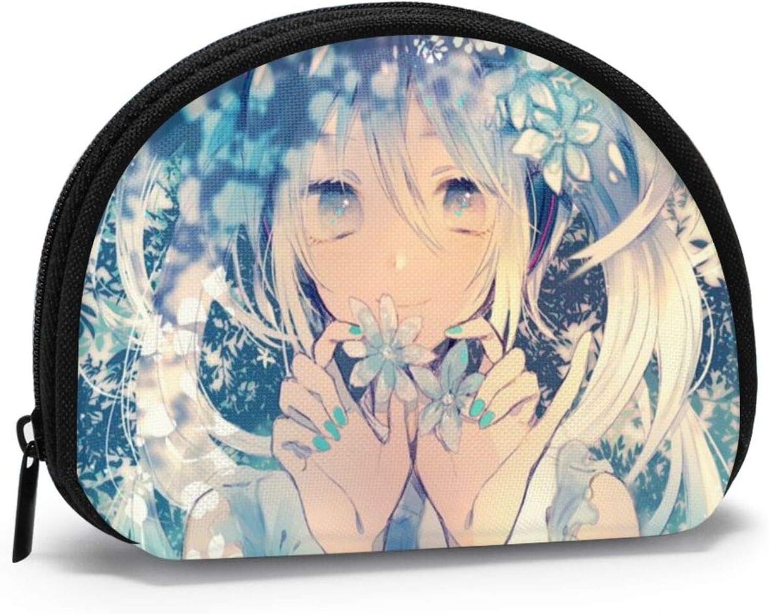 Anime Girl Wallet Women And Girls Portable Mini Size Zipper