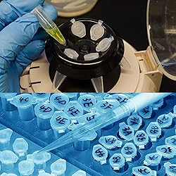 210pcs 0.5ml Centrifuge Tubes Plastic Graduated