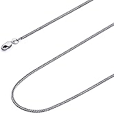 The World Jewelry Center 14k REAL Gold Solid 1mm, 0.8mm Braided Square Wheat Chain Necklace with Lobster Claw Clasp