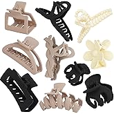 10PCS Non-Slip Hair Clips Jaw Clips for Thick Hair Clamp Flower Non-Slip Hair Accessories with Multi-Styles for Women Girls