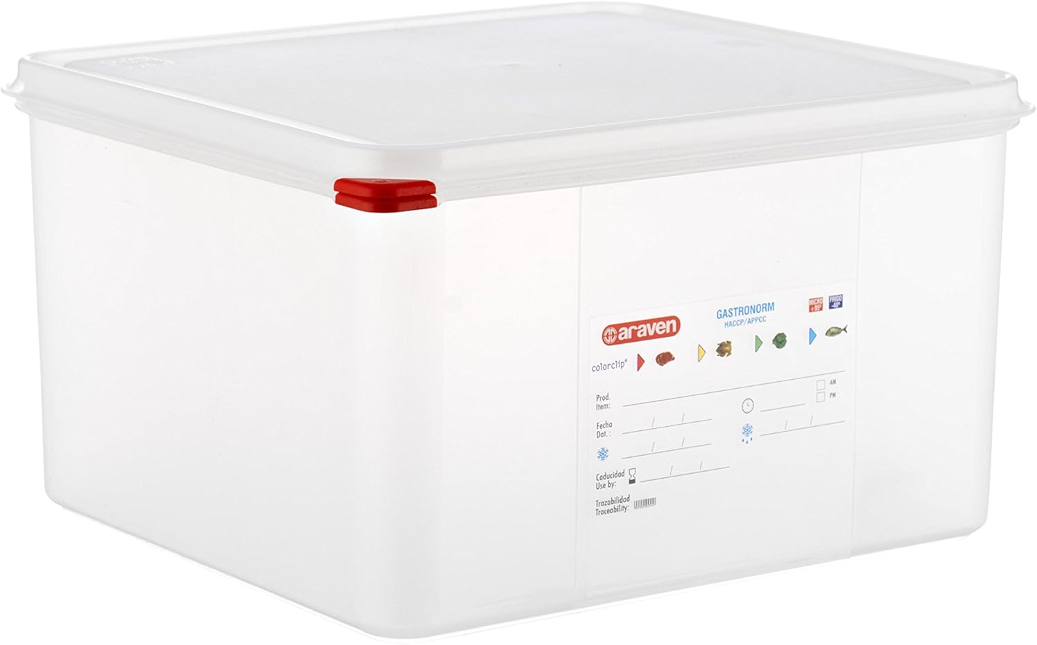 Hermético Araven 2.8 Litros. GN 1/4 100 Mm