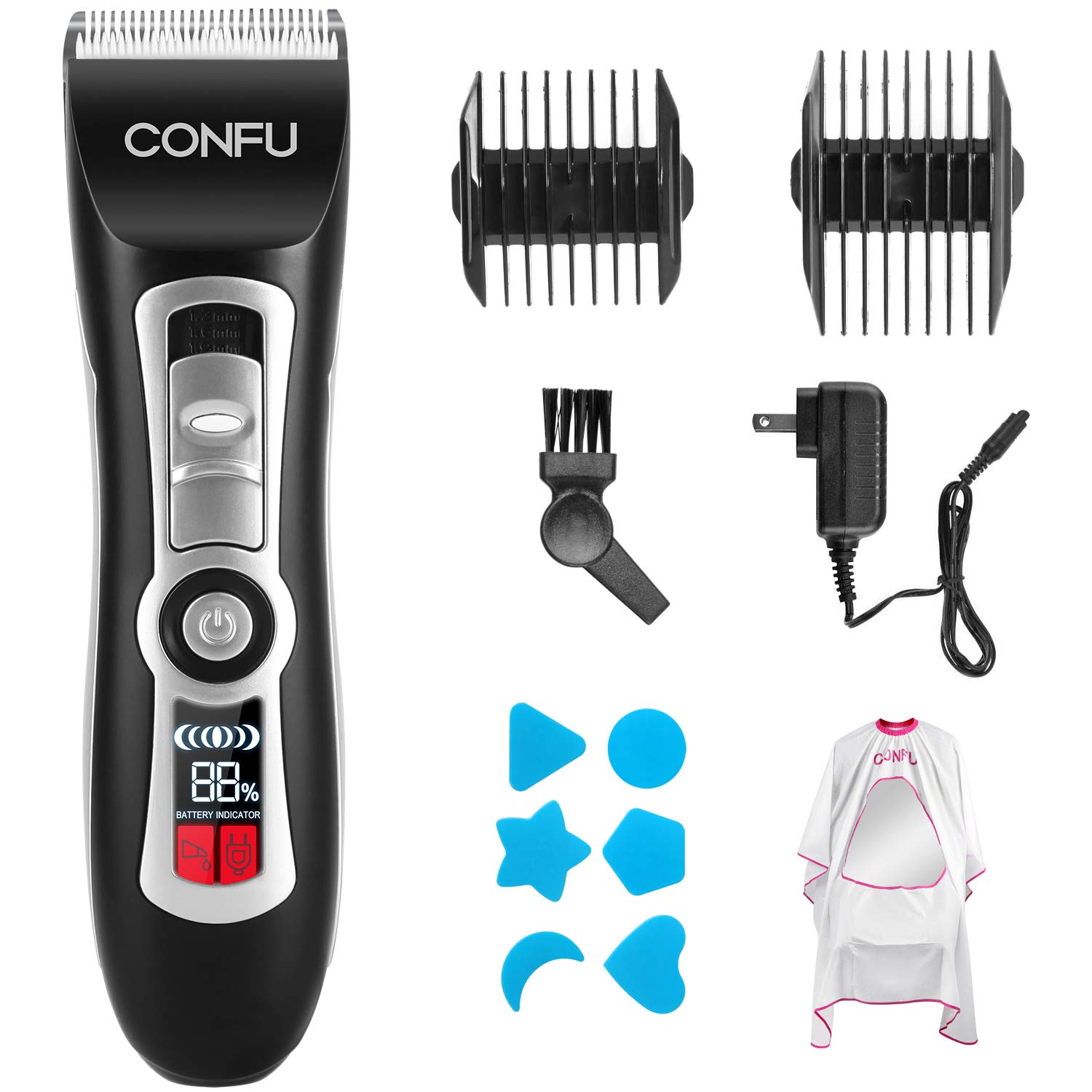 hair clippers with long attachments
