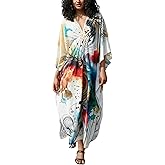 Kaftan Dress for Swimwear Women Plus Size Bathing Suit Cover Up Beach Robe