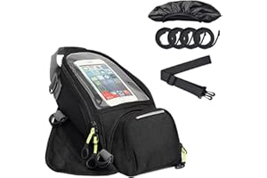Keiti Magnetic Tank Bag for Motorcycles Universal Phone Holder Water Resistant Gas Tank Pouch (TB-02K)