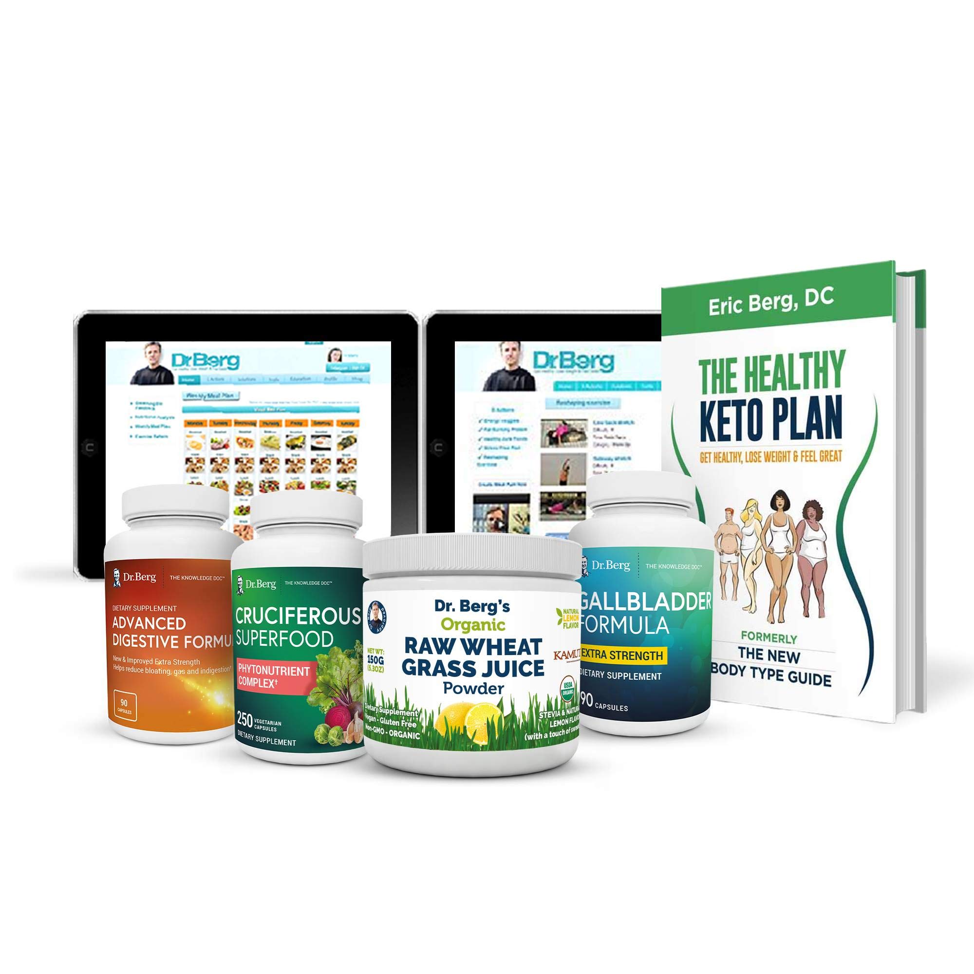 Dr. Berg's Liver Body Type Kit Supplement All Natural Liver Cleanse