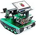 Yahboom Raspberry Pi Robotic Kit for Adults ROS Robot Arm Lidar Mapping Navigation Python C++ Programmable AI Kit Tracked Tank Chassis University Electronics Competition Project