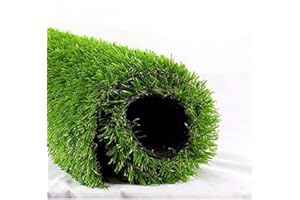 ALTRUISTIC Artificial Grass 12FTX12FT(144 Square Feet), Realistic Fake Grass Deluxe Turf Synthetic Thick Lawn Pet Turf, 1 3/8” Height, Outdoor Decor, Customized