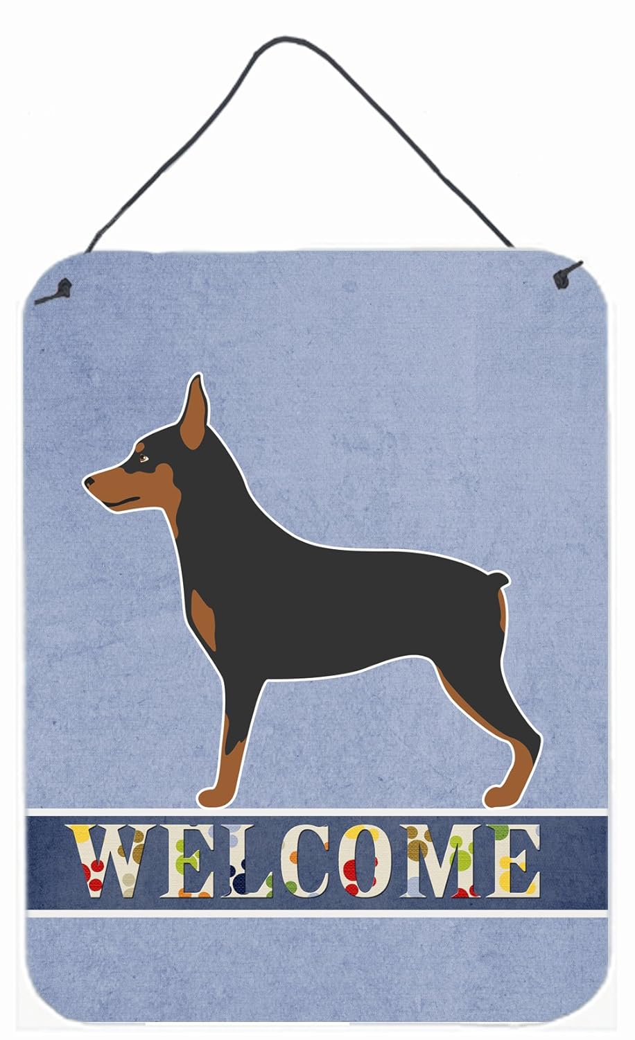 Order Online Caroline S Treasures Miniature Pinscher Welcome Metal Print 16 X 12 Multicolor Caroline S Treasures Home Kitchen Discount Daelt Ct Utfpr Edu Br