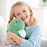 Dinosaur Stuffed Animal, Dinosaur Plush Toys for Kids Girls Women Girlfriend, Cute Soft Fat Dino Stuffed Animal Juguetes De Peluche Adorable Companion Gift for Birthday Valentine Christmas Decor Green