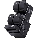 Obaee Driver Side Power Master Window Switch, Compatible with Chevy Silverado/Chevrolet Traverse/HHR/2007-2013 GMC Sierra/Yukon/Buick Enclave Replace OE 20945129 25789692