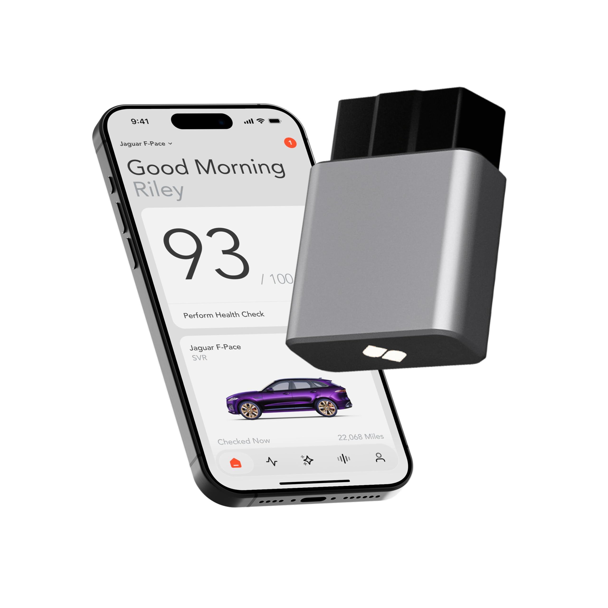 Photo 1 of SPARQ AI OBD2 Scanner Diagnostic Tool Bluetooth Compatible with iPhone/iOS, Your Personal Car Mechanic, Track History & Recalls, Scan & Clear 50K+ Codes for Non EV Vehicles 2008+ No Subscription Fees