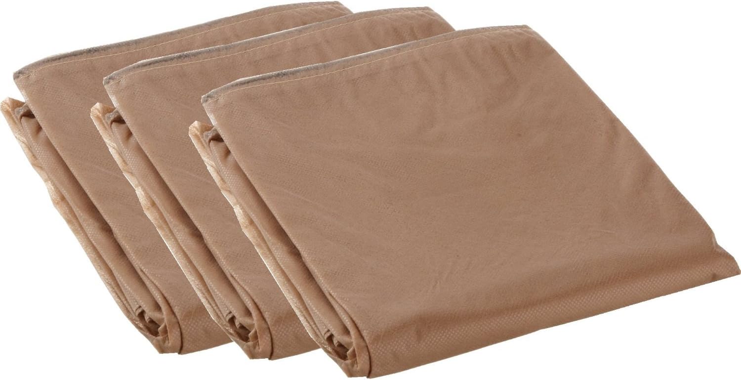 Filmer 25057 Wintervlies-Schutzhaube, 80 x 100 cm, mit Kordelzug, 3er-Set