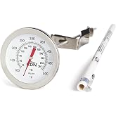 CDN Deep Fry Thermometer 12" Instant Read Long Stem, Stainless Steel, Best for Turkey, Candy, Meet, Grill IRL500