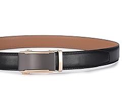 guvoosm Mens Belt,Ratchet Dress Adjustable Belts