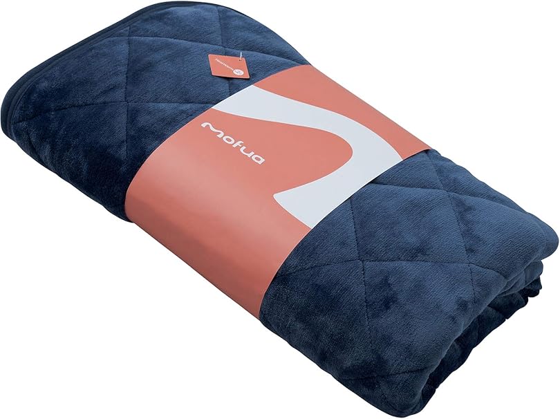 Amazon Co Jp Mofua モフア 敷パッド プレミアムマイクロファイバー Heatwarm発熱 2 タイプ 1年間品質保証 シングル ネイビー ホーム キッチン