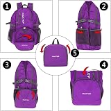 MAXTOP 40L Lightweight Foldable Backpack Water Resistant for Men Women Kids view 5