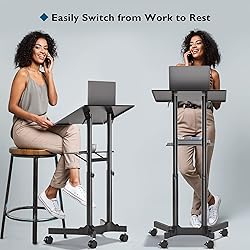 1home BONTEC Lecterns & Podiums Portable Mobile