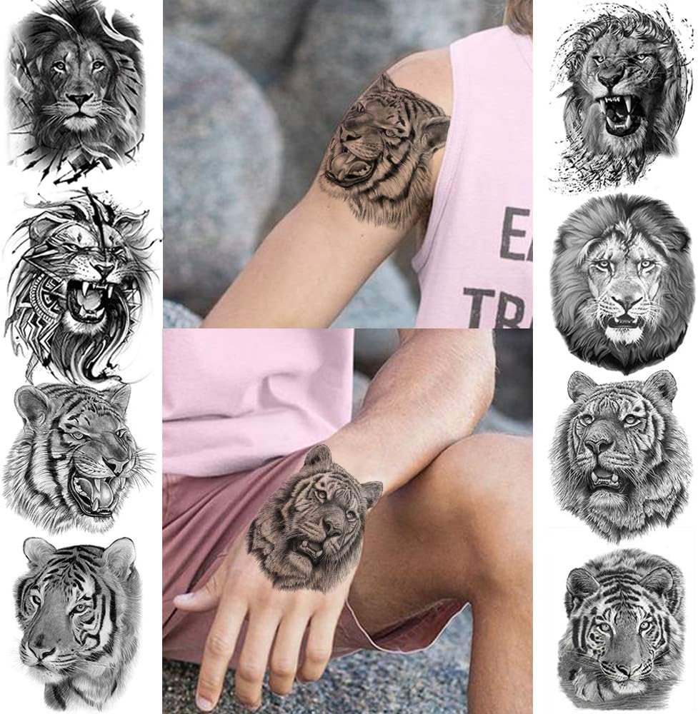 Tatouage homme doigt lion Tatouage homme doigt lion
