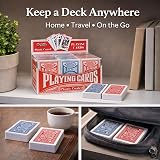 Playwrite 12 Deck Value Pack Playing Cards Plastic Coated Poker Size view 7