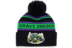Monster Jam Grave Digger El Toro Loco Megalodon Monster Truck OneSize Beanie Winter Hat