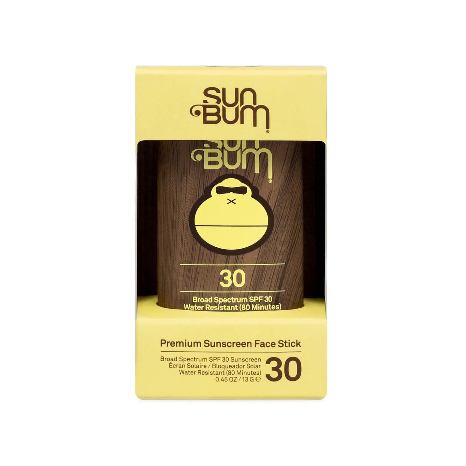 Sun Bum Original Sunscreen Face Stick, Broad Spectrum SPF 30, .45 Oz: Beauty