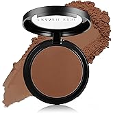 Frankie Rose Cosmetics Powder Foundation – Full Coverage Face Powder For Pores & Imperfections, Evens Out Skin Tone & Shine-Control | 58 Grams (Espresso)