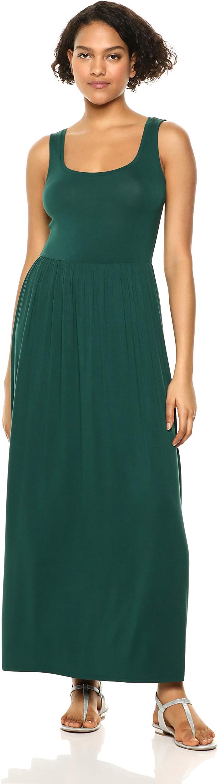 Amazon EssentialsWomen's Tank Waisted Maxi Dress (Available in Plus Size)
