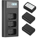 Powerextra NP-FW50 Rechargeable Battery Charger Set for Sony A6000 A6500 A6300 A7 A7II A7SII A7S A7S2 A7R A7R2 A7RII A55 A510