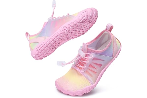 Stelle Kids Water Shoes TPU-Reinforced Barefoot | Non-Slip Quick Dry Packable Design with Cord-Lock Drawstring for Boys Girls-Beach Pool Hiking,Toddler to Big Kid