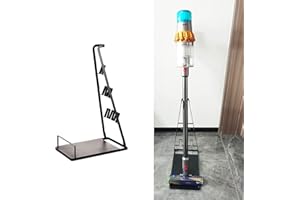 IZSOHHOME Universal Vacuum Stand,Storage-Stand-Docking-Station-Holder,Stable Metal Storage Bracket Stand Holder,Compatible with Dyson,Hoover, Eureka, Rainbow,Shop VAC and Most Vacuum(Black)