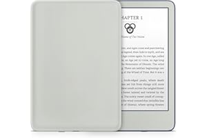 Tacky Design Solid Color Skin for Kindle Skin Decal 11th Generation 2022 Wrap Classic Color Vinyl, Premium 3M Decal Sticker for Full Surface Coverage (Grey, Kindle (11th Gen, 2022))