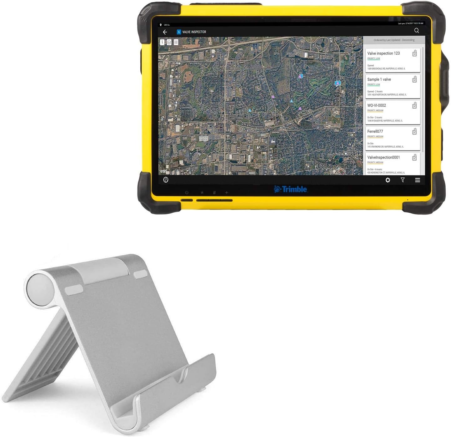 Trimble T10 Stand and Mount, BoxWave [VersaView Aluminum