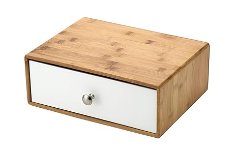 Jackcube Design Bamboo Tea Storage Box Tea Bag Organiser Stand