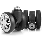 Zoofen Luggage Replacement Wheels 2 pcs Suitcase Replacement Wheels Wear-Resistant Luggage Wheels for Most Suitcase Repair
