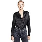 Vince Women's Band Collar Blouse