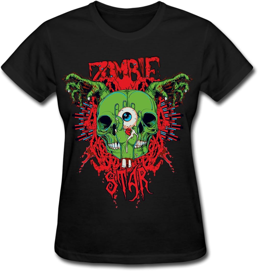 GENPO Monstrosity Zombie Star Womens Short Sleeve T-Shirt