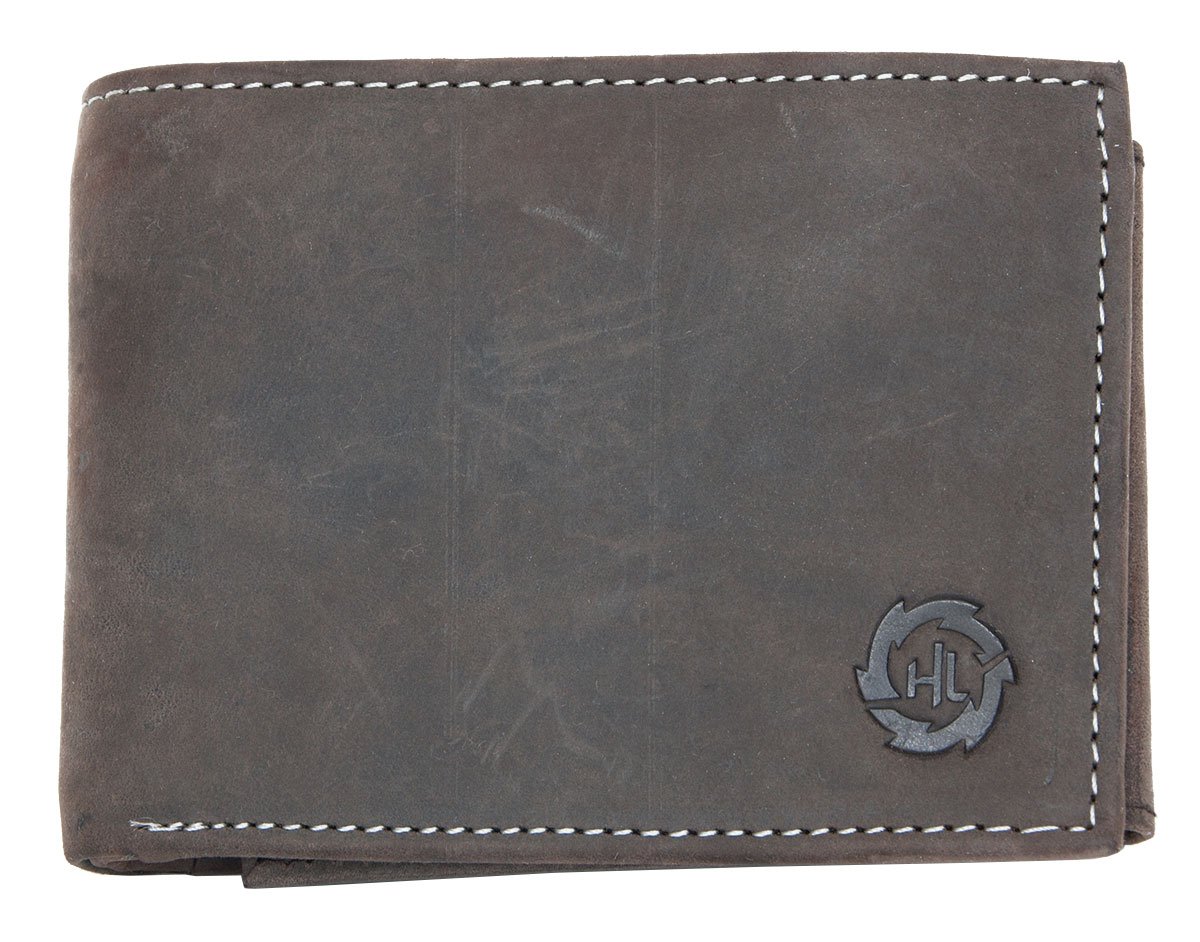 Natural Grey-Brown Strong Genuine Leather Wallet