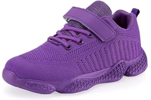 YAVY KidsTennis Shoes for Girls Boys Breathable Lightweight Running Shoes Athletic Walking Shoes Fashion Knit Sneakers (Toddl