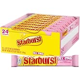 STARBURST All Pink Chewy Candy Bulk Pack, 24 Full Size Packs, Pink Candy Bulk Box