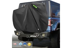 ARFEPA Bike Cover for Transport 2 Bikes, 600D Oxford Fabric, Heavy Duty, Waterproof & Windproof, Bike Rack Covers for 2 Bikes on Hitch Travel Storage