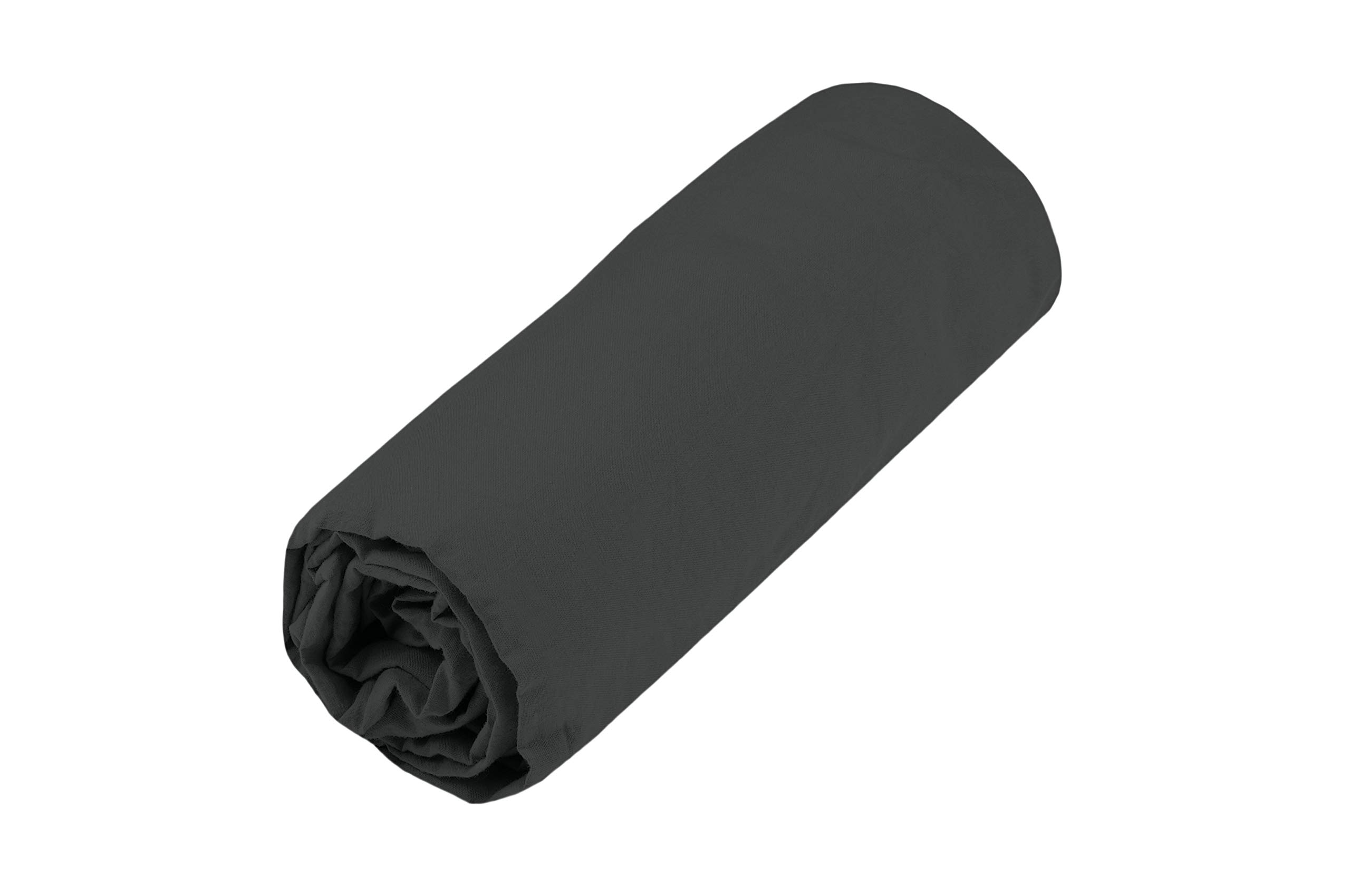 LOVELY CASA - Fitted Sheet 180 x 200 cm – Cottage – Charcoal Grey