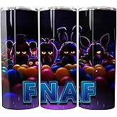 Nightmare Fueled - 20oz Skinny Tumbler - Double Wall Skinny Tumbler with Straw and Lid, Insulated Cup Stainless Steel Slim Travel Tumbler for Women and Men 20oz