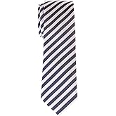 Retreez Striped Woven Skinny Tie Necktie