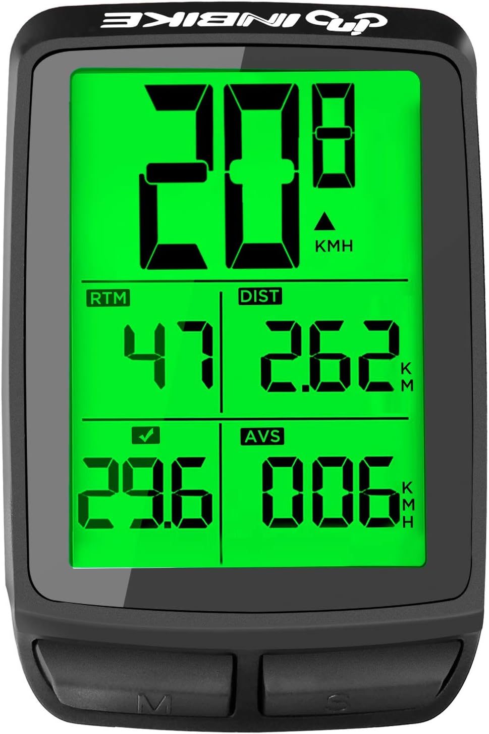 ANVAVA Bike Computer, Bicycle Speedometer, Wireless Cycling Odometer, Multifunctional & Waterproof, Smart Backlight, HD Digital LCD Big Display, Auto Power Off & Wake-up, Easy to Install : Sports & Outdoors