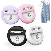 for Air Tag Holder for Kids (4 Pack), Hidden GPS Tracker Case with Invisible Pin for Airtag, Silicone Protective Cover for To