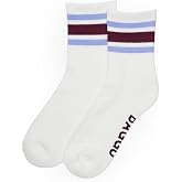 BAGGU Ribbed Sock - Ivory Stripe