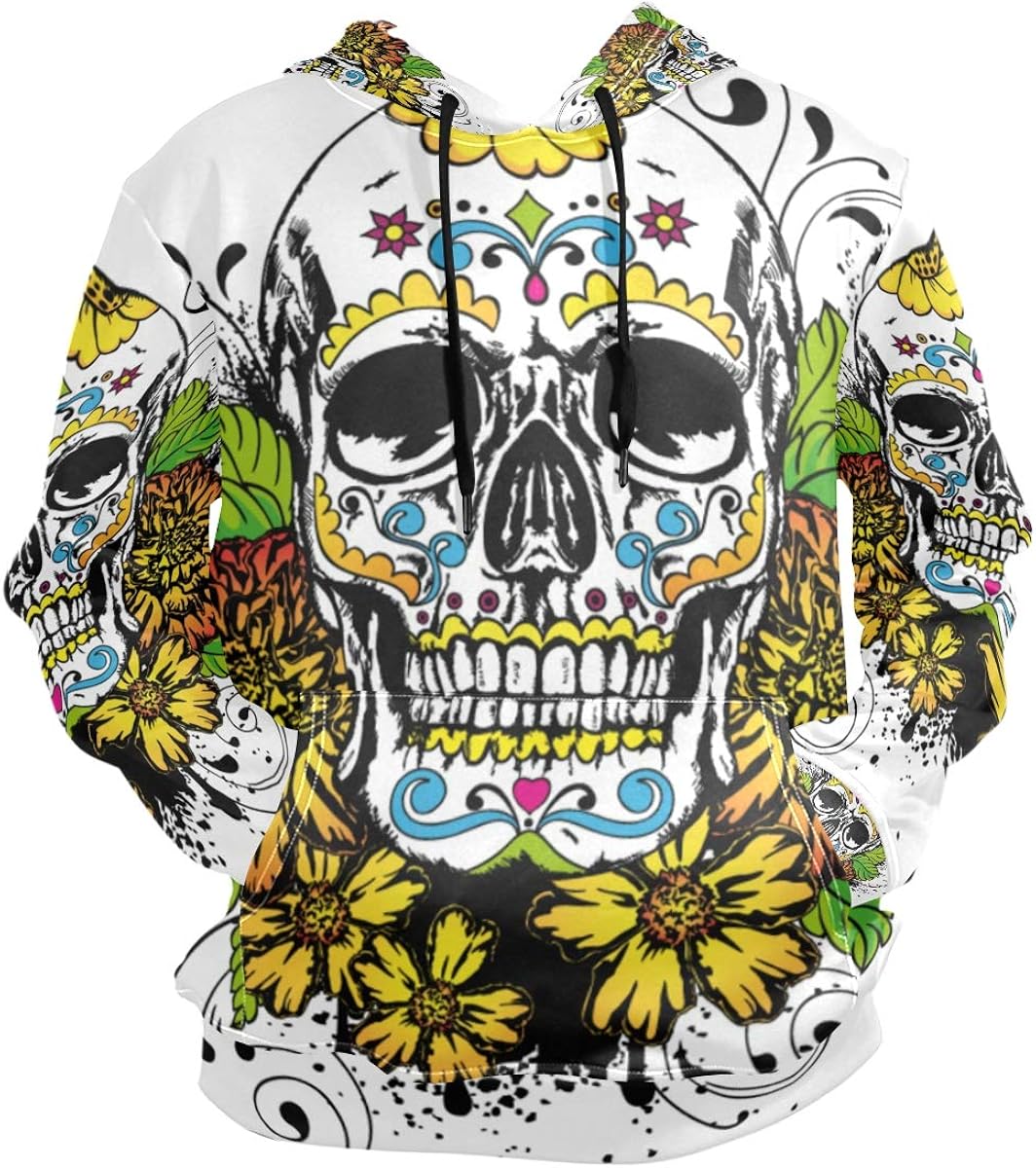 Amazon Com U Life Vintage Hippie Skull Mandala Hoodies Pullover Amazon Com U Life Vintage Hippie Skull Mandala Hoodies Pullover